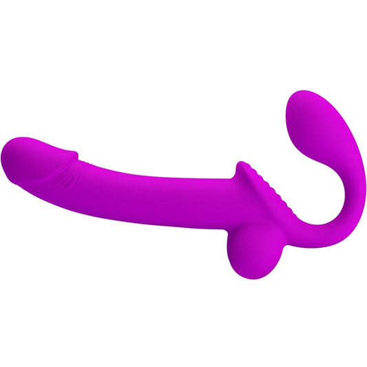 PRETTY LOVE - DOUBLE STRAP-ON KELPIE PURPLE STIMULATOR