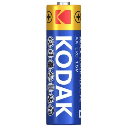 KODAK - PACOTE COM 20 PILHAS ALCALINAS MAX AA LR6