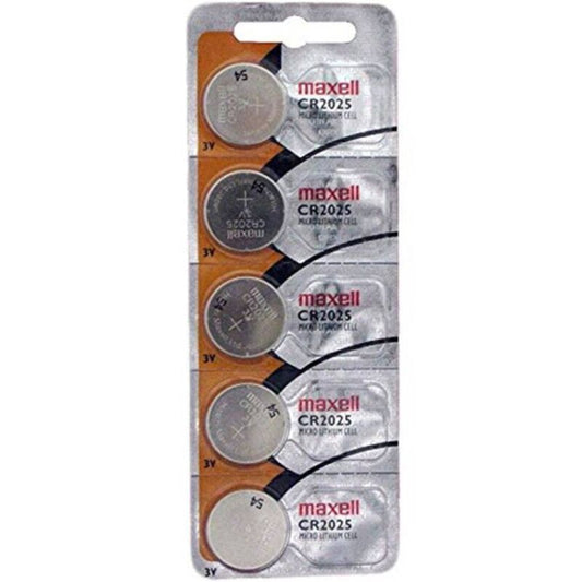 MAXELL - BATERIA DE LÍTIO CR2025 3V BLISTER*5