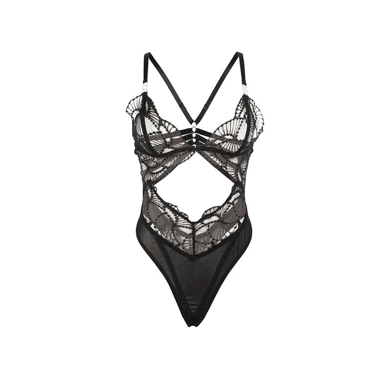 SUBBLIME - 955212 BODY TRANSPARENTE COM RENDA PRETA OCA P/M