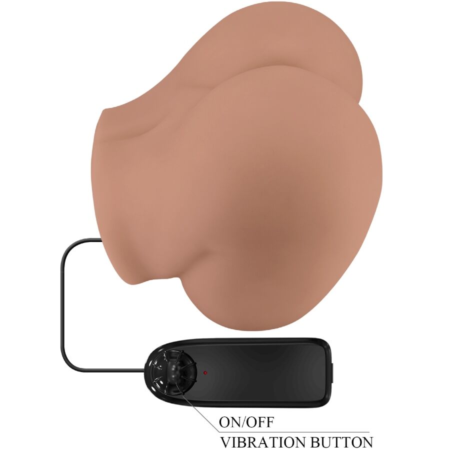 CRAZY BULL - VIBRADOR BERNACE ASS COM CONTROLE REMOTO REALISTA PARA VAGINA E ÂNUS