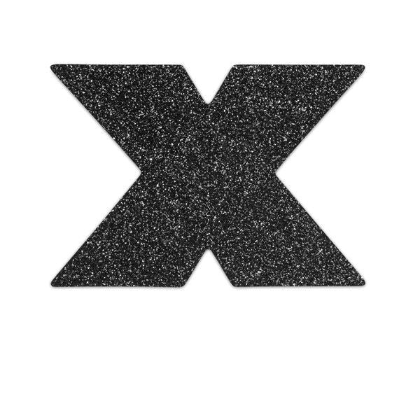 BIJOUX - INDISCRETS FLASH CROSS NIPPLE CAPS PRETO