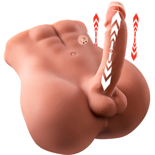 XISE - BERTLETT DILDO ASS REALISTIC DILDO AND MASTURBATOR ANUS FRONT-FRONT POSITION WITH THROW 18 CM