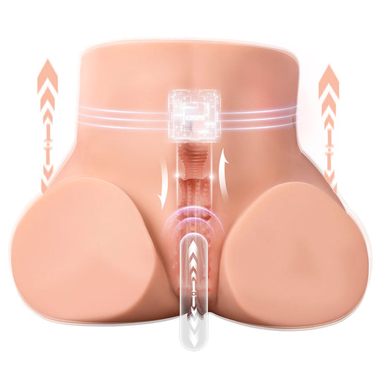 XISE - ETHEL REALISTIC VAGINAL MASTURBATOR WITH MULTI-POSITION VIBRATION