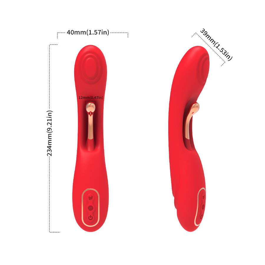 ARMONY - RED OSCILLATING TONGUE VIBRATOR