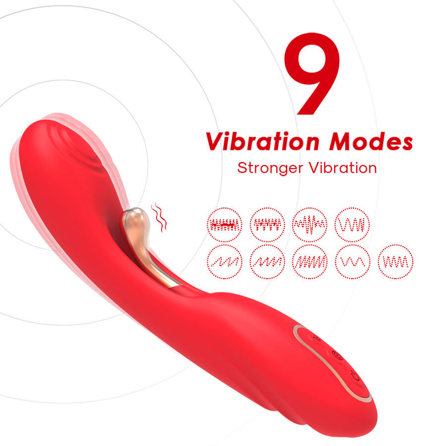 ARMONY - RED OSCILLATING TONGUE VIBRATOR