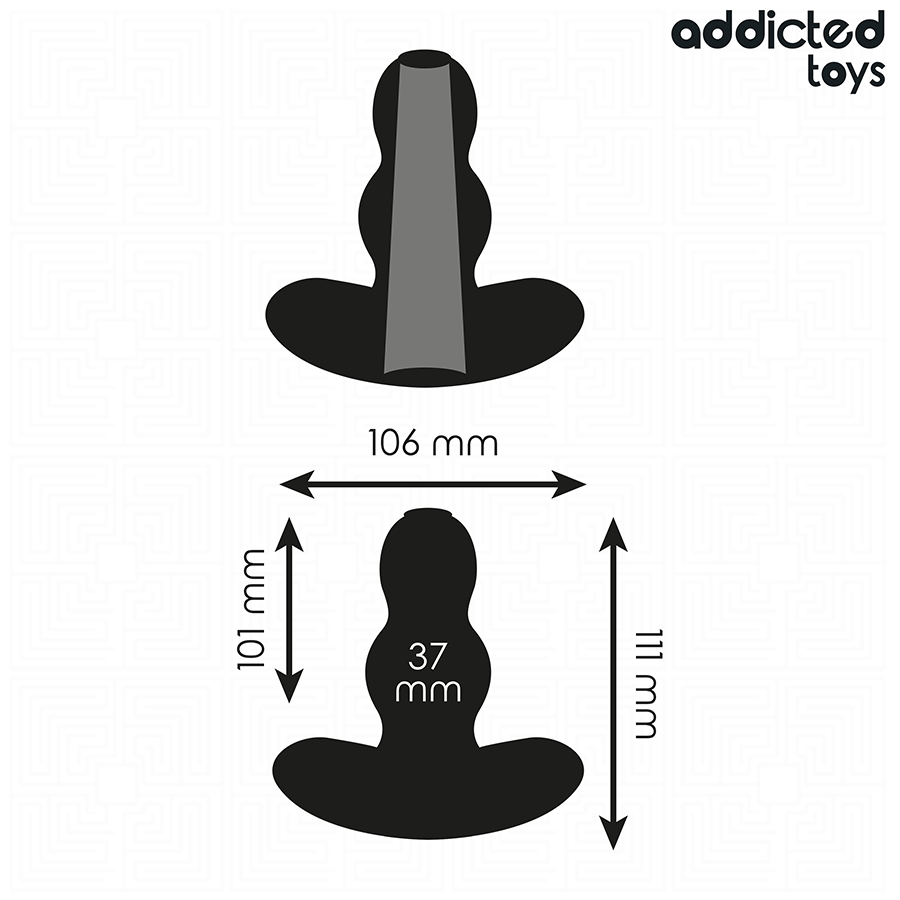 ADDICTED TOYS - HOLLOW ANAL PLUG SIZE L 11.1 CM