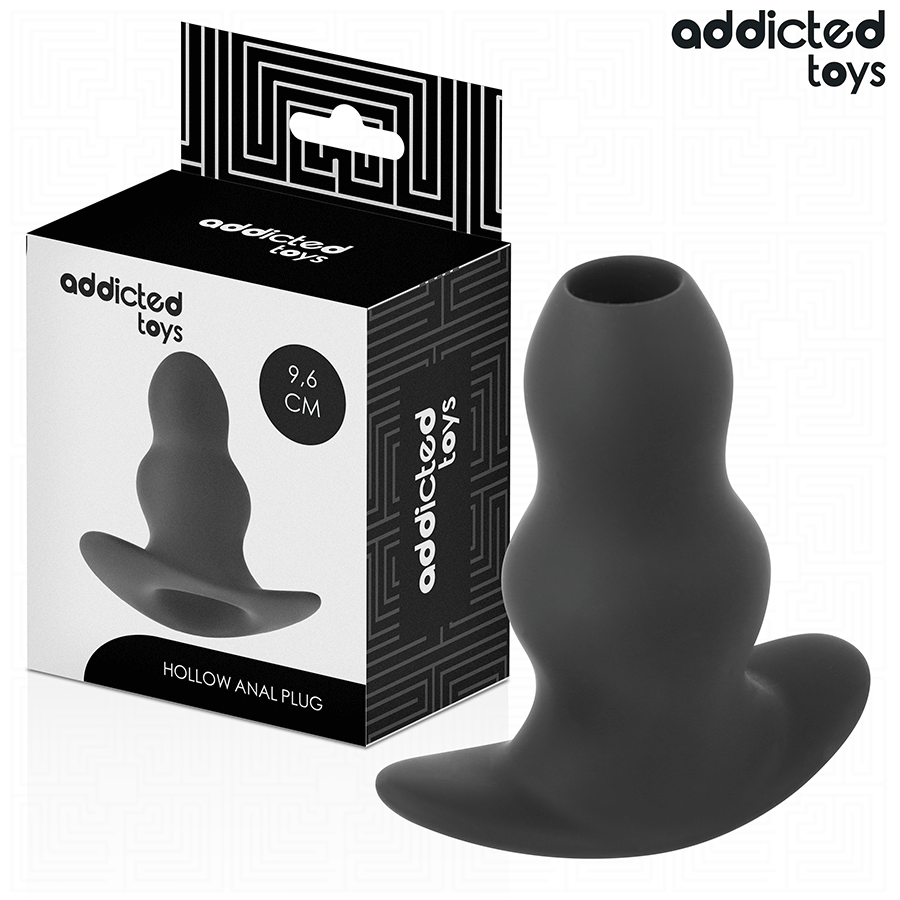 ADDICTED TOYS - HOLLOW ANAL PLUG SIZE M 9.6 CM