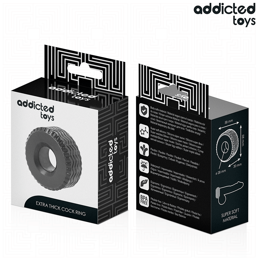 ADDICTED TOYS - EXTRA THICK PENIS RING