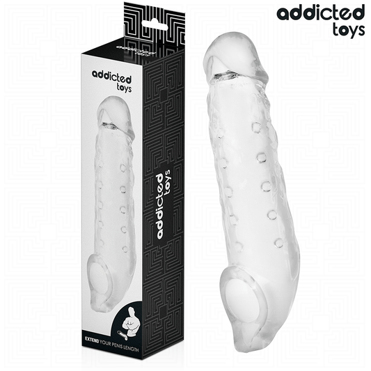 ADDICTED TOYS - TRANSPARENT PENIS EXTENSION SIZE S 23 CM