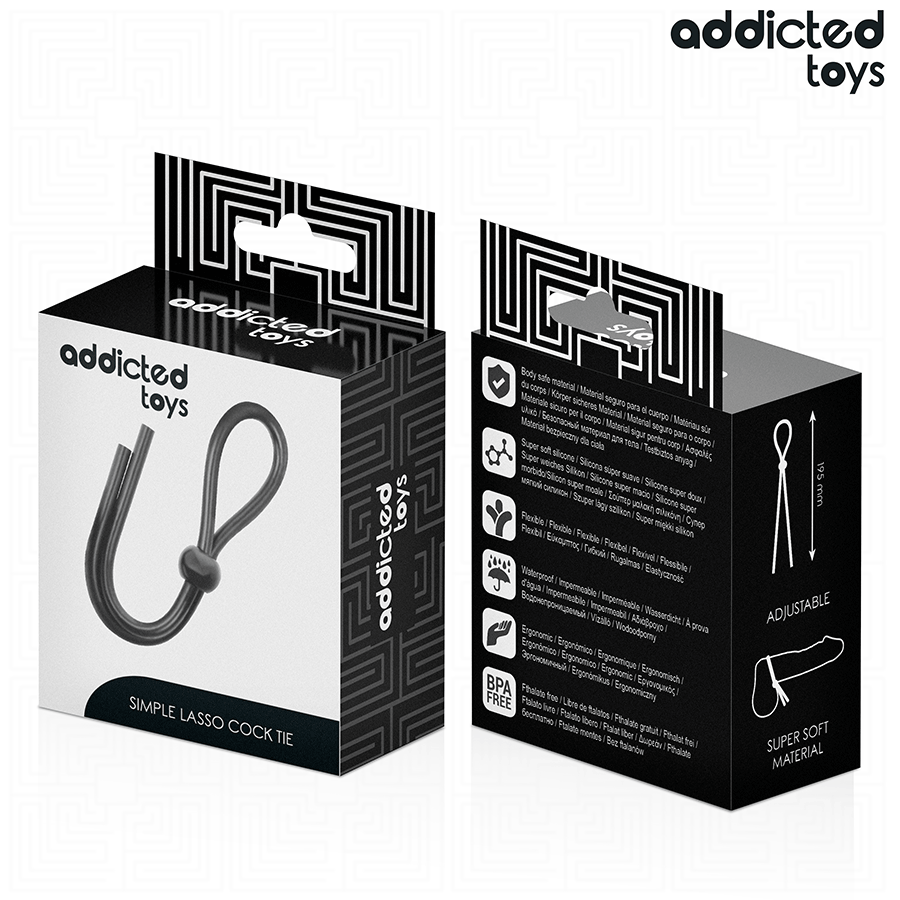 ADDICTED TOYS - SILICONE PENIS ROPE WITH SINGLE LOOP