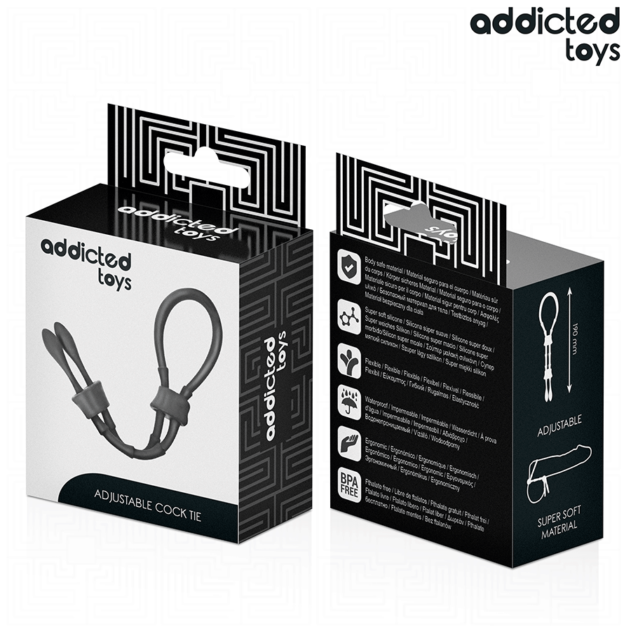 ADDICTED TOYS - ADJUSTABLE SILICONE PENIS ROPE