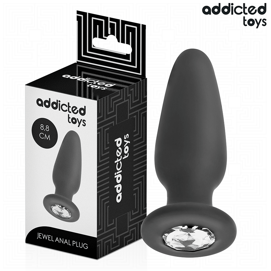 ADDICTED TOYS - ANAL PLUG WITH JEWEL SIZE S 8.8 CM