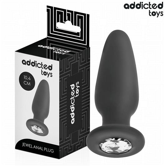 ADDICTED TOYS - ANAL PLUG WITH JEWEL SIZE M 10.4 CM