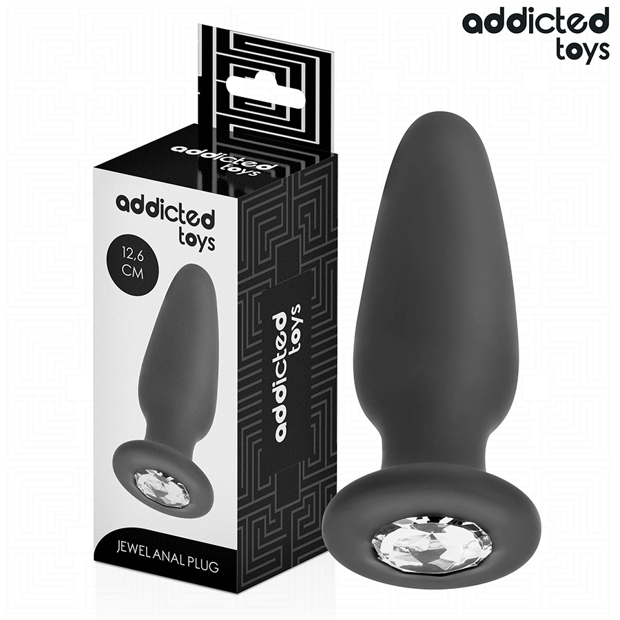 ADDICTED TOYS - ANAL PLUG WITH JEWEL SIZE L 12.6 CM