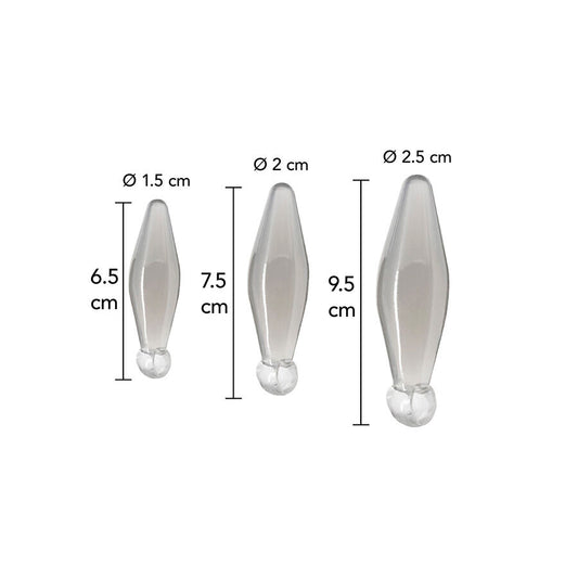 TOYJOY - JEU ANAL FINGER RIMMER 3 PIÈCES TRANSPARENT