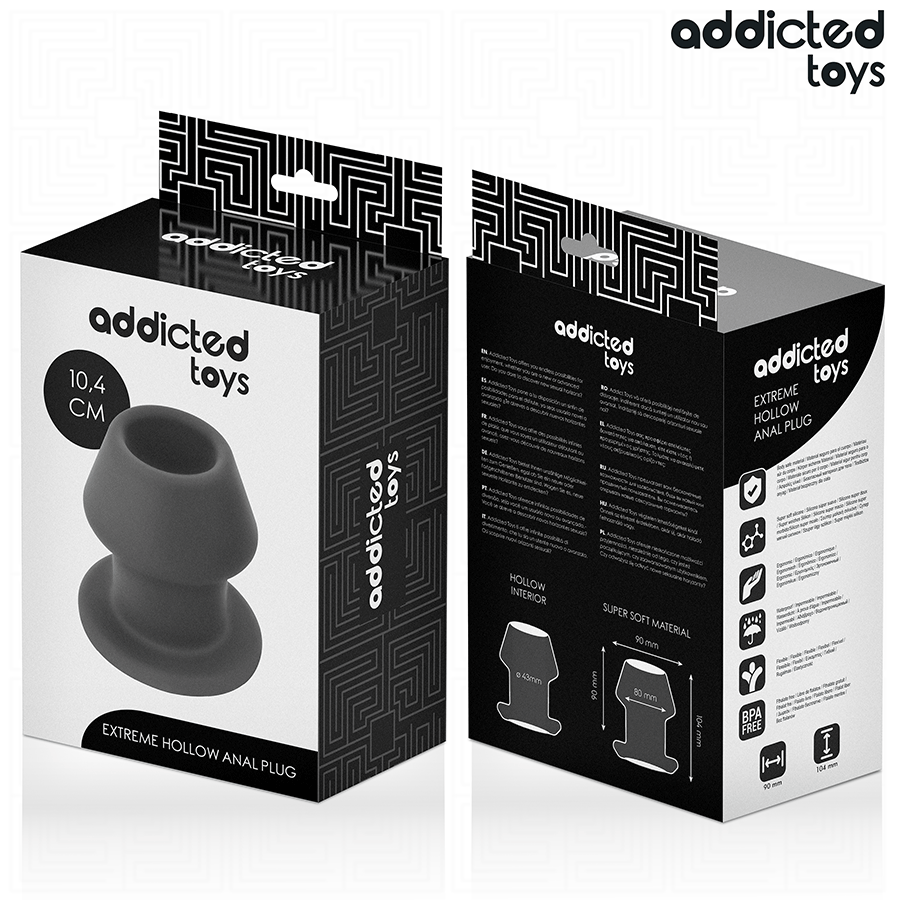 ADDICTED TOYS - EXTREME HOLLOW ANAL PLUG SIZE L 10.4 CM