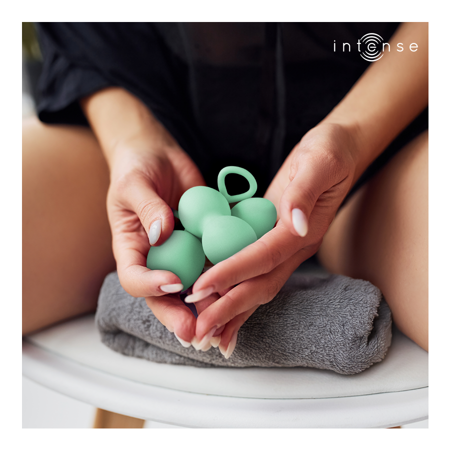 INTENSE - KIT DE BOULES DE KEGEL CHARLI VERT CLAIR