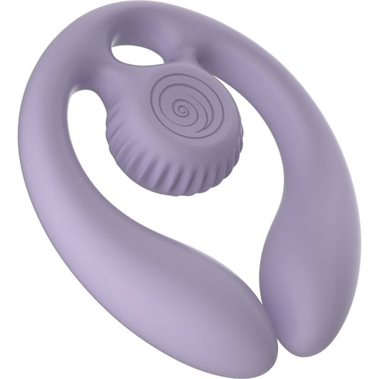 SNAIL VIBE - GIZI DUO STIMULATEUR POUR COUPLES TÉLÉCOMMANDE LILAS