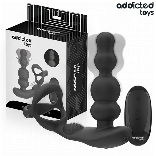 ADDICTED TOYS - REMOTE CONTROL ROTATING PROSTATE MASSAGER