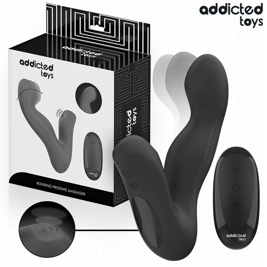 ADDICTED TOYS - OSCILLATING PROSTATE MASSAGER WITH PULSE MODE AND REMOTE CONTROL