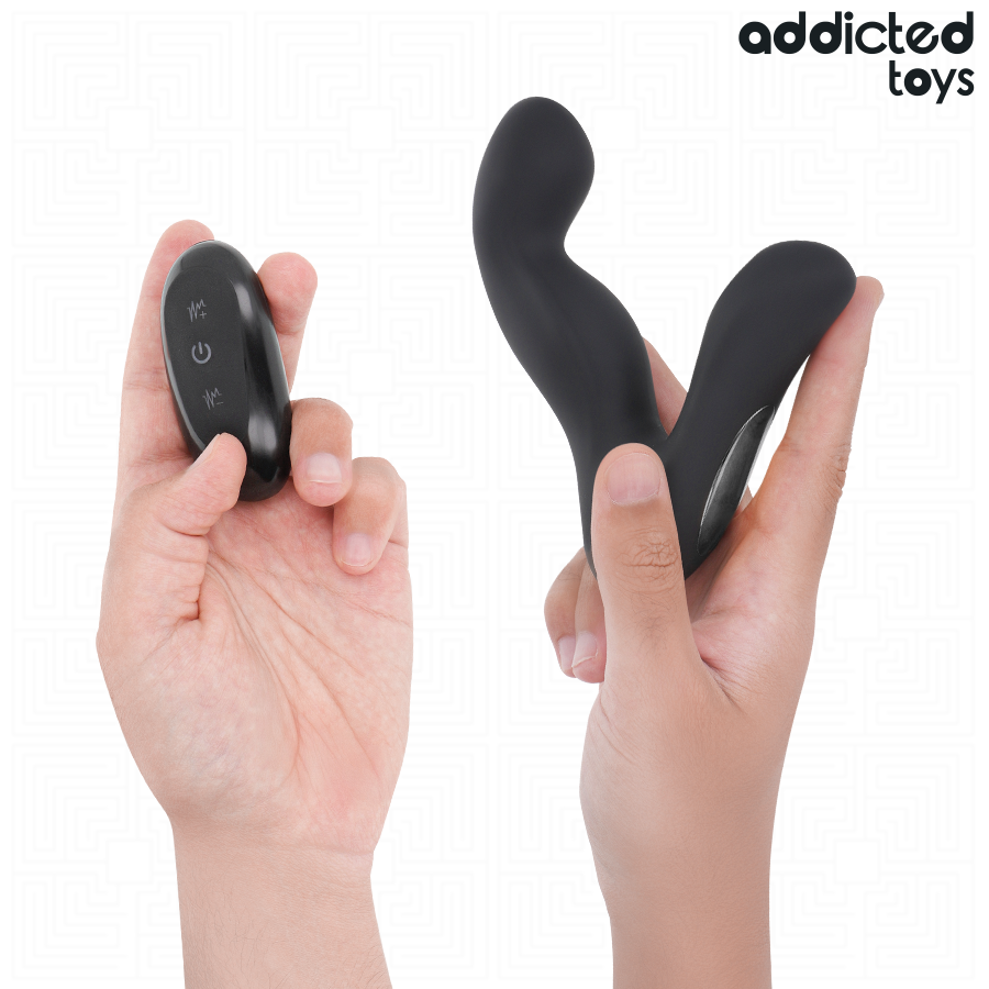 ADDICTED TOYS - OSCILLATING PROSTATE MASSAGER WITH PULSE MODE AND REMOTE CONTROL