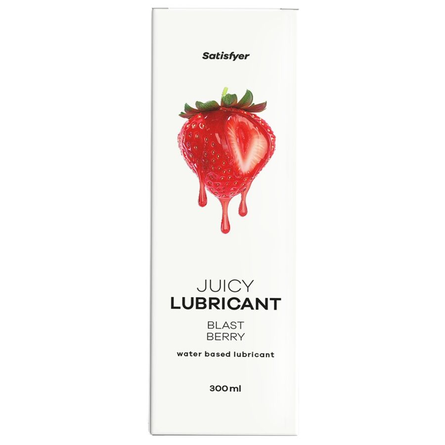 SATISFYER - JUICY WATER-BASED LUBRICANT, BERRY FLAVOR 300 ML