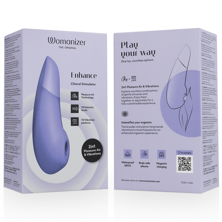 WOMANIZER - STIMULATEUR CLITORIAL AMÉLIORANT LILAS