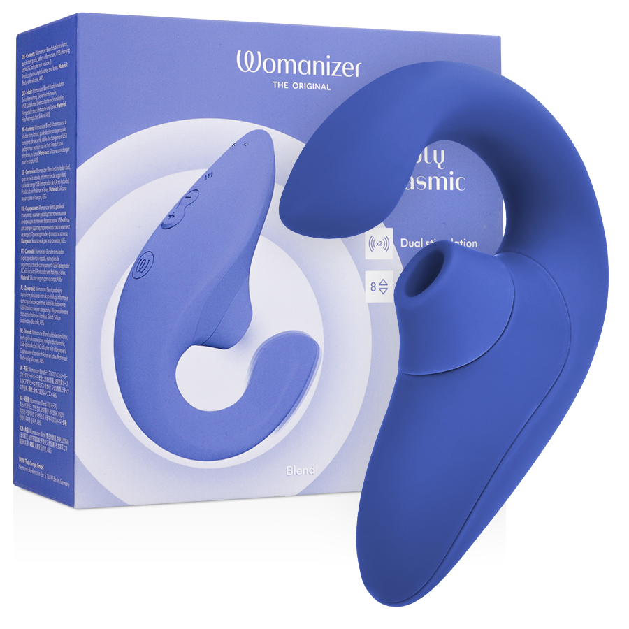 WOMANIZER - BLUE VIBRATING STIMULATOR