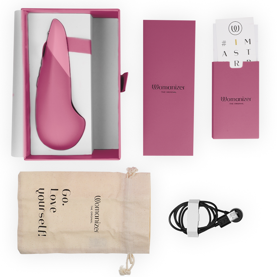 WOMANIZER - VIBRATEUR SILENCIEUX VIBE LAY-ON ROSE FOYER