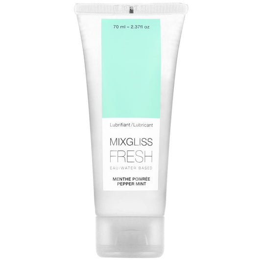 MIXGLISS - WATER-BASED LUBRICANT COLD EFFECT MINT FLAVOR 70 ML