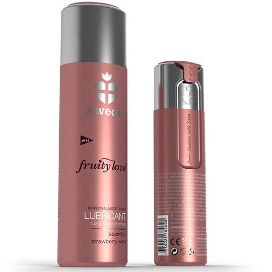 SWEDE - FRUITY LOVE SPARKLING WINE STRAWBERRY LUBRICANT 100 ML