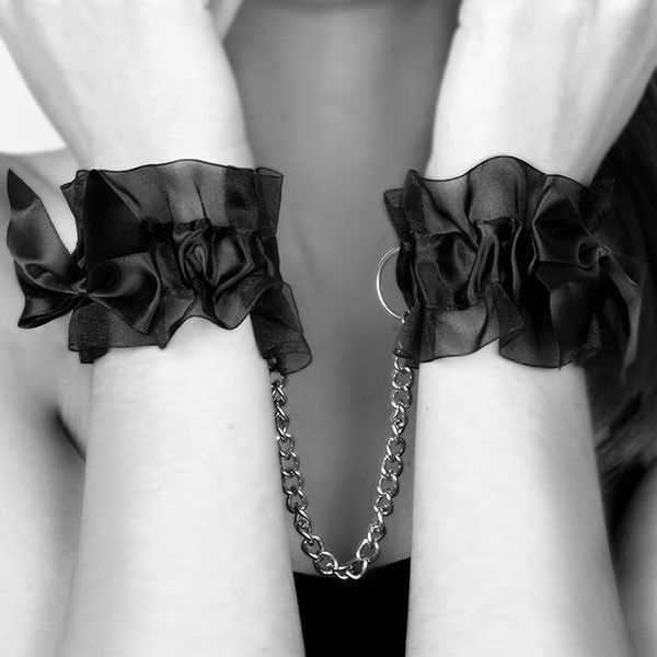 JEWELRY - INDISCRETS FROU FROU ORGANZA HANDCUFFS