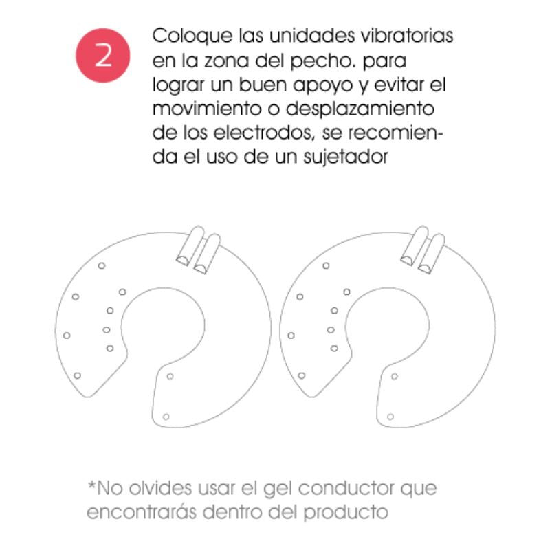 500 COSMÉTICOS - AUMENTO DE MAMA ELETROESTIMULAÇÃO DE MAMA