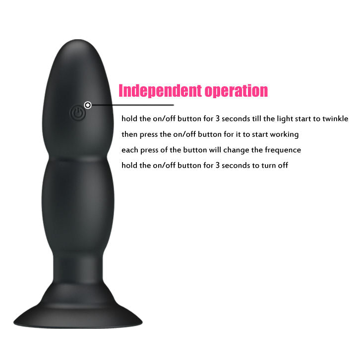 PRETTY LOVE - VIBRADOR COM CONTROLE REMOTO E ROTAÇÃO