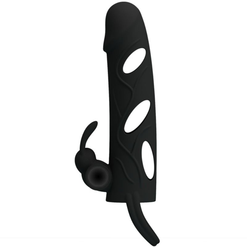 PRETTY LOVE - CAPA DE SILICONE COM VIBRAÇÃO 14 CM 1.0