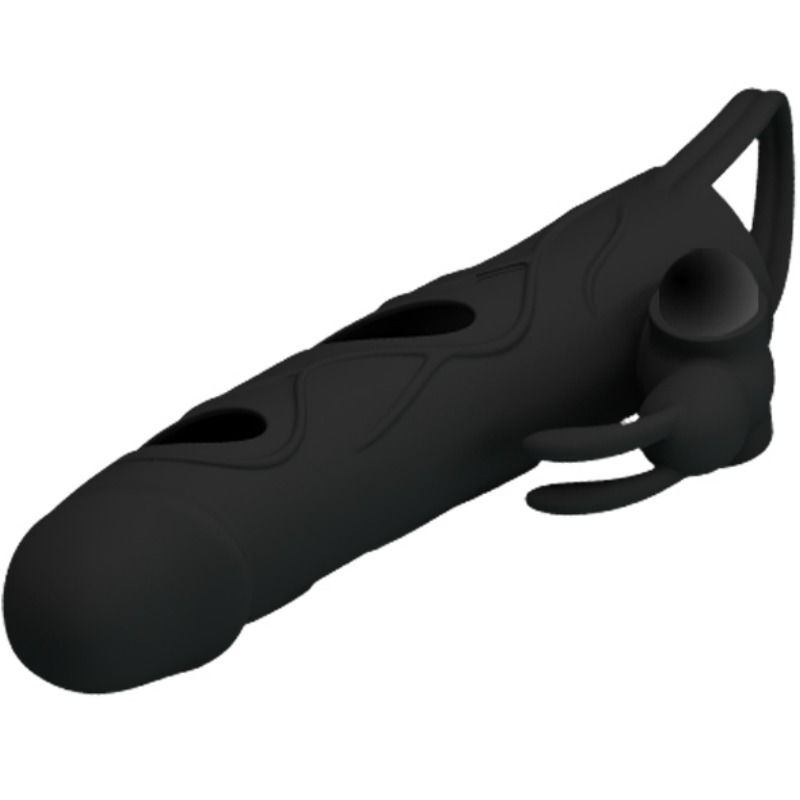 PRETTY LOVE - CAPA DE SILICONE COM VIBRAÇÃO 14 CM 1.0