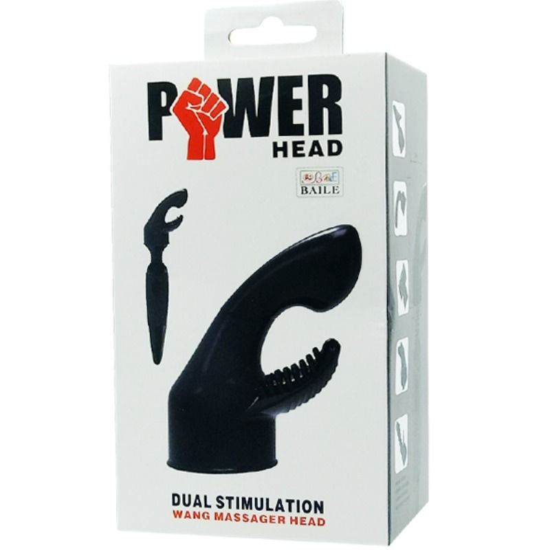 BAILE - CABEÇA INTERCAMBIÁVEL POWER HEAD PARA MASSAGEM E ESTIMULAÇÃO DO PONTO GY E CLITÓRIS