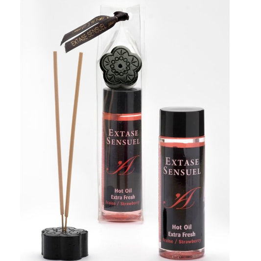 EXTASE SENSUAL - EXTRA FRESH STRAWBERRY EFFECT MASSAGE OIL 100 ML
