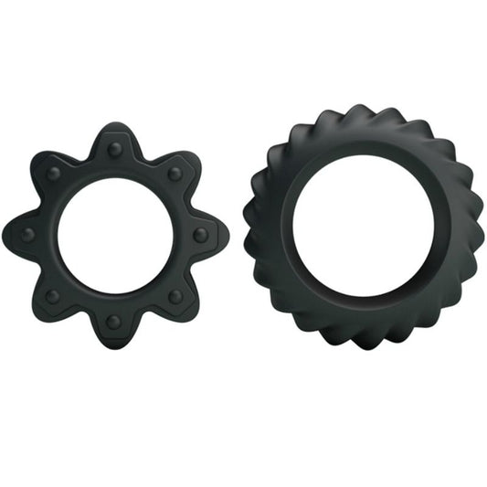 BAILE - KIT DE 2 ANÉIS DE FLOR DE SILICONE