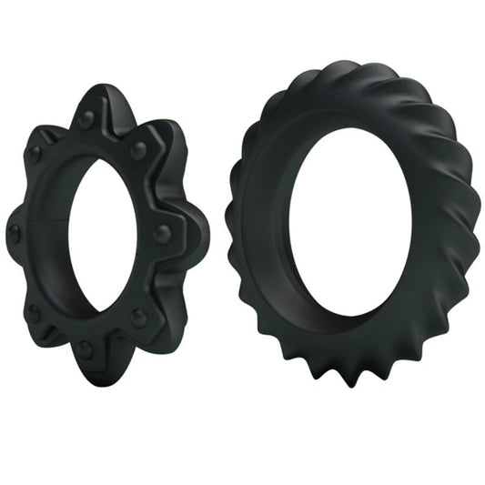 BAILE - KIT DE 2 ANÉIS DE FLOR DE SILICONE