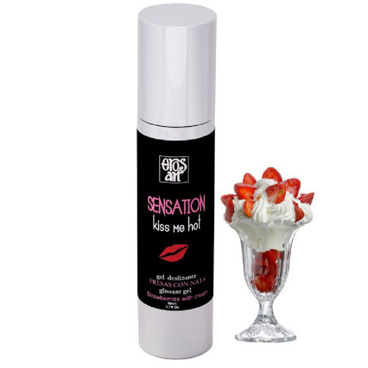 EROS-ART - SENSATTION NATURAL LUBRICANT STRAWBERRIES CREAM 50 ML