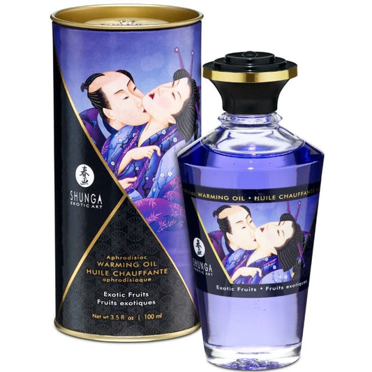 SHUNGA - THERMAL EFFECT MASSAGE OIL EXOTIC FRUIT FLAVOR 100 ML