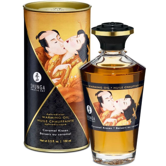 SHUNGA - CARAMEL FLAVOR WARMING MASSAGE OIL 100 ML