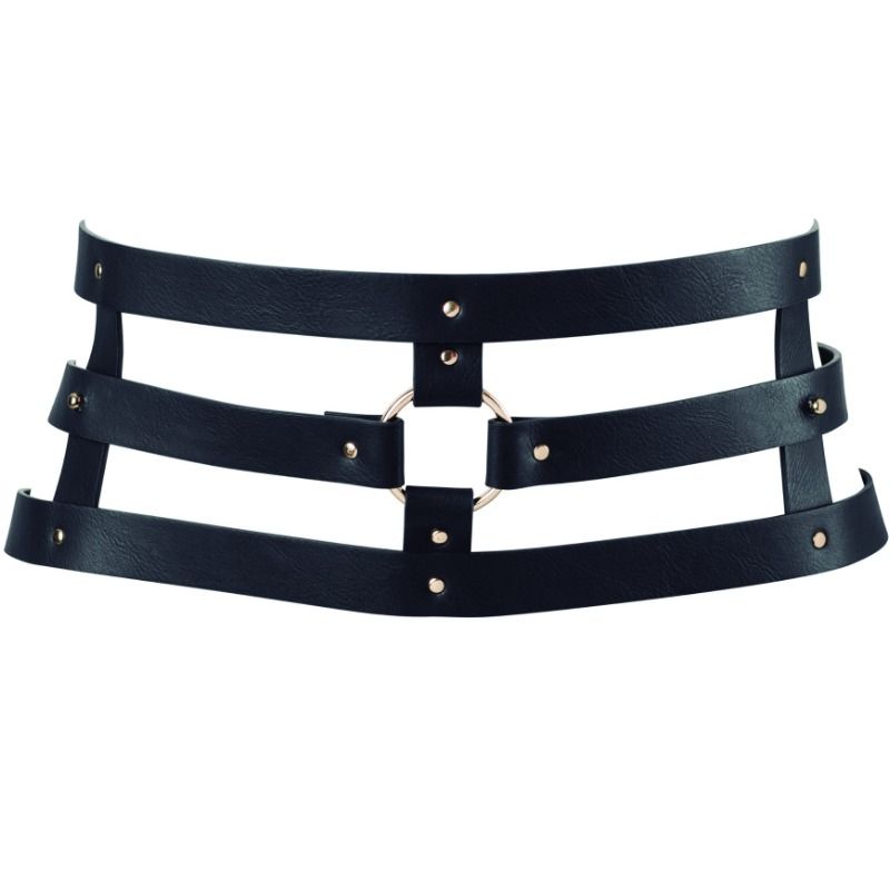 BIJOUX - INDISCRETS LABYRINTH BELT WITH BLACK BRACELET