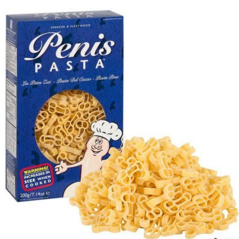SPENCER &amp; FLEETWOOD - PENIS-SHAPED PASTAS 200 GR