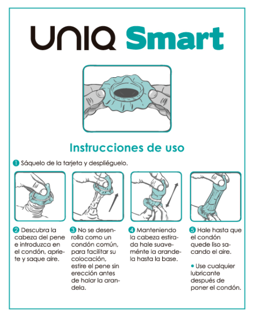 UNIQ - PRESERVATIVOS INTELIGENTES PARA PRÉ-EREÇÃO SEM LÁTEX 3 UNIDADES