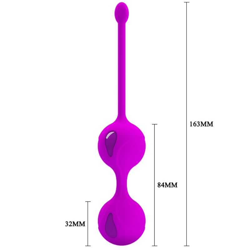 PRETTY LOVE - KEGEL SQUEEZE II BOLAS EXERCÍCIO DE KEGEL