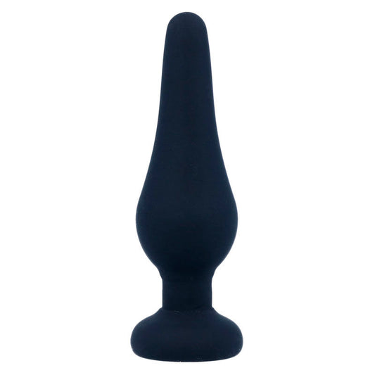 INTENSO - PIPO S PLUG ANAL DE SILICONE PRETO 9,8 CM