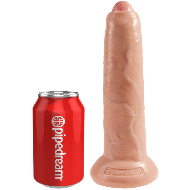 KING COCK - 23 CM REALISTIC UNCUT FLESH DILDO